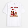 0558AUS1 Personalized T shirts Gifts Cat Mom Cat Lovers Christmas