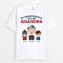 0564AUS2 Personalized T shirts Gifts Grandpa Grandpa Dad Christmas