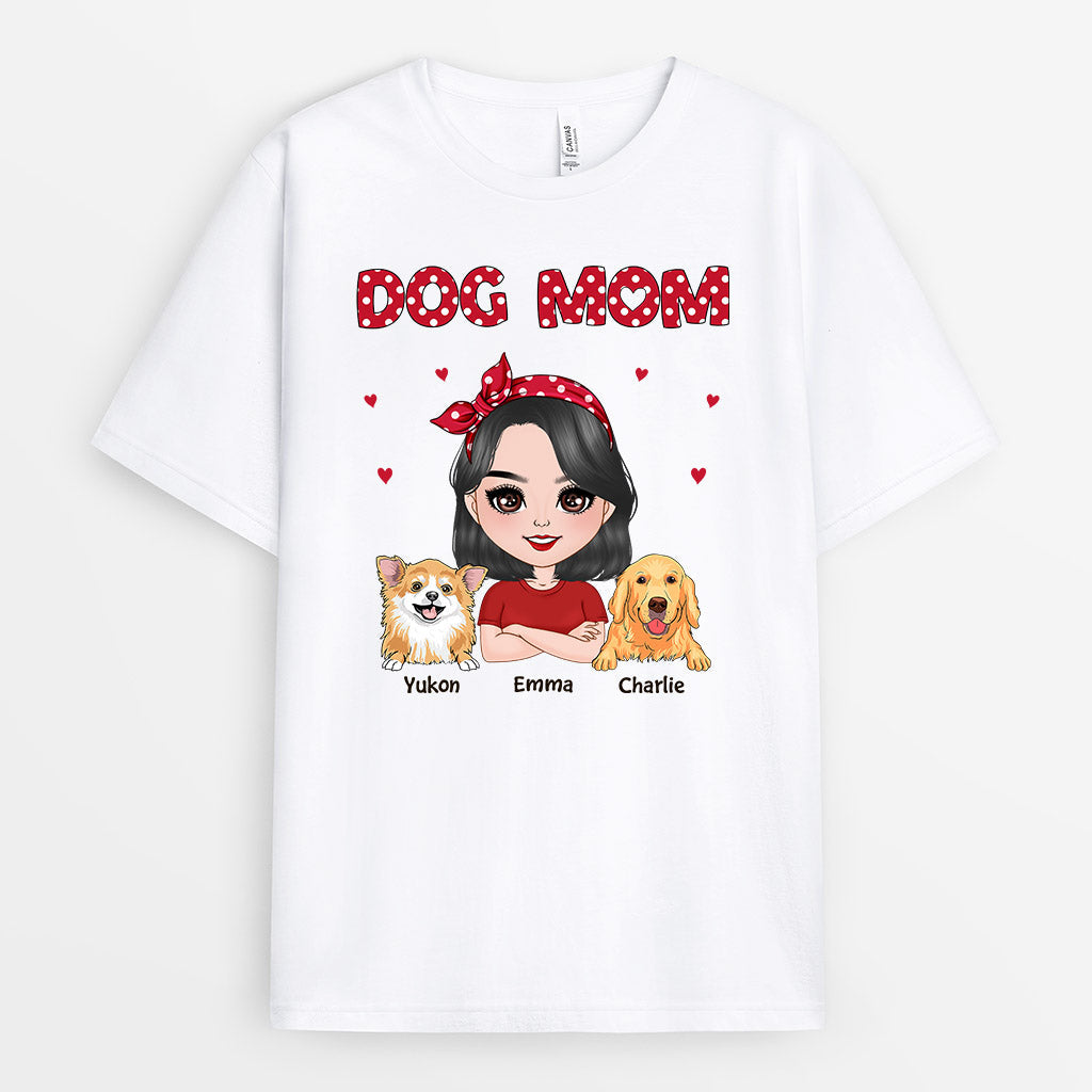 0607AUS1 Personalized T shirts Gifts Girl Dog Lovers