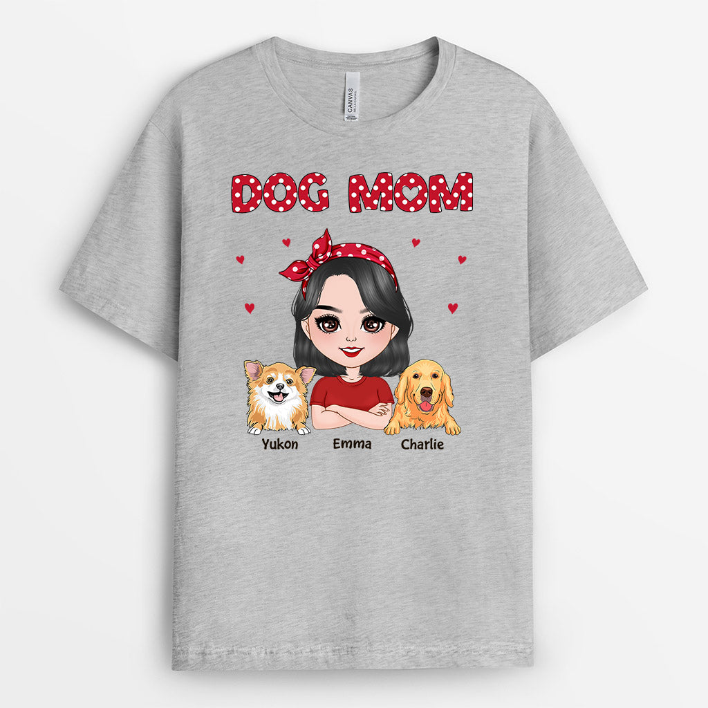 0607AUS2 Personalized T shirts Gifts Girl Dog Lovers