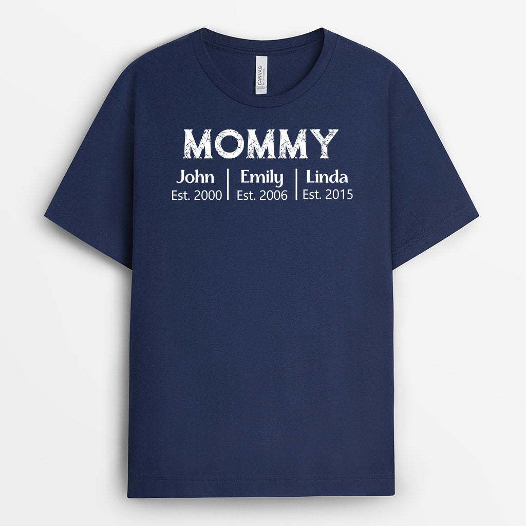 0617AUS2 Personalized T shirts Gifts Kids Grandma Mom