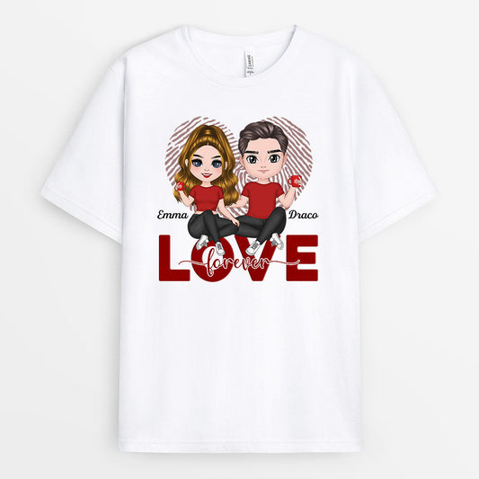 0626Aus2 Personalized T shirts Gifts Love Couples Lovers Christmas