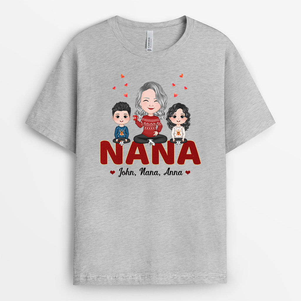 0634AUS2 Personalized T shirts Gifts Mom Grandma Mom