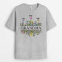 0640AUS2 Personalized T shirts Gifts Flowers Grandma Mom