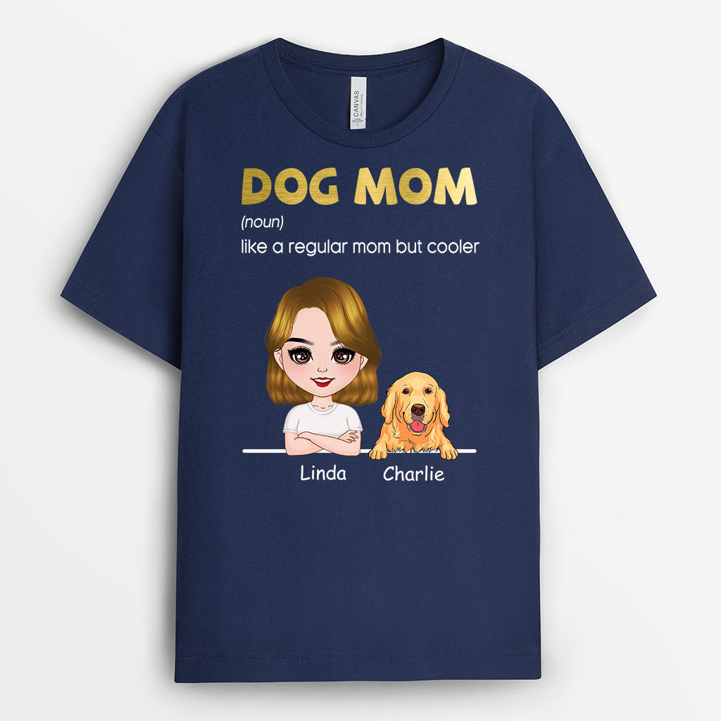 0688AUS2 Personalized T shirts Gifts Dog Mom Dog Lovers