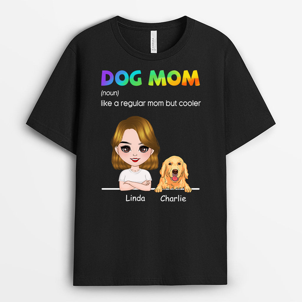 0688AUS3 Personalized T shirts Gifts Dog Mom Dog Lovers