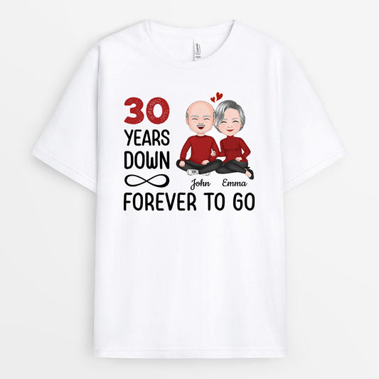 0702Aus2 Personalized T shirts Gifts Sitting Couple Couples Lovers Valentine
