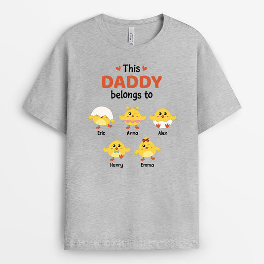 0750AUS2 Personalized T shirts Gifts Grandkid Grandpa Dad