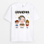 0756A530AUK2 Personalised T shirts Gifts Leopard Grandma Mum