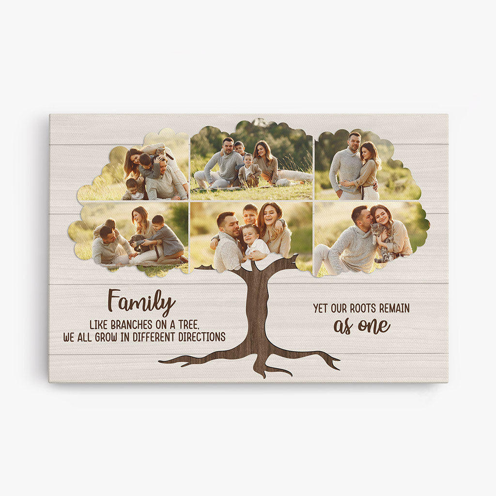 0760C237IUS1 Personalized Canvas Gifts Family Tree Family