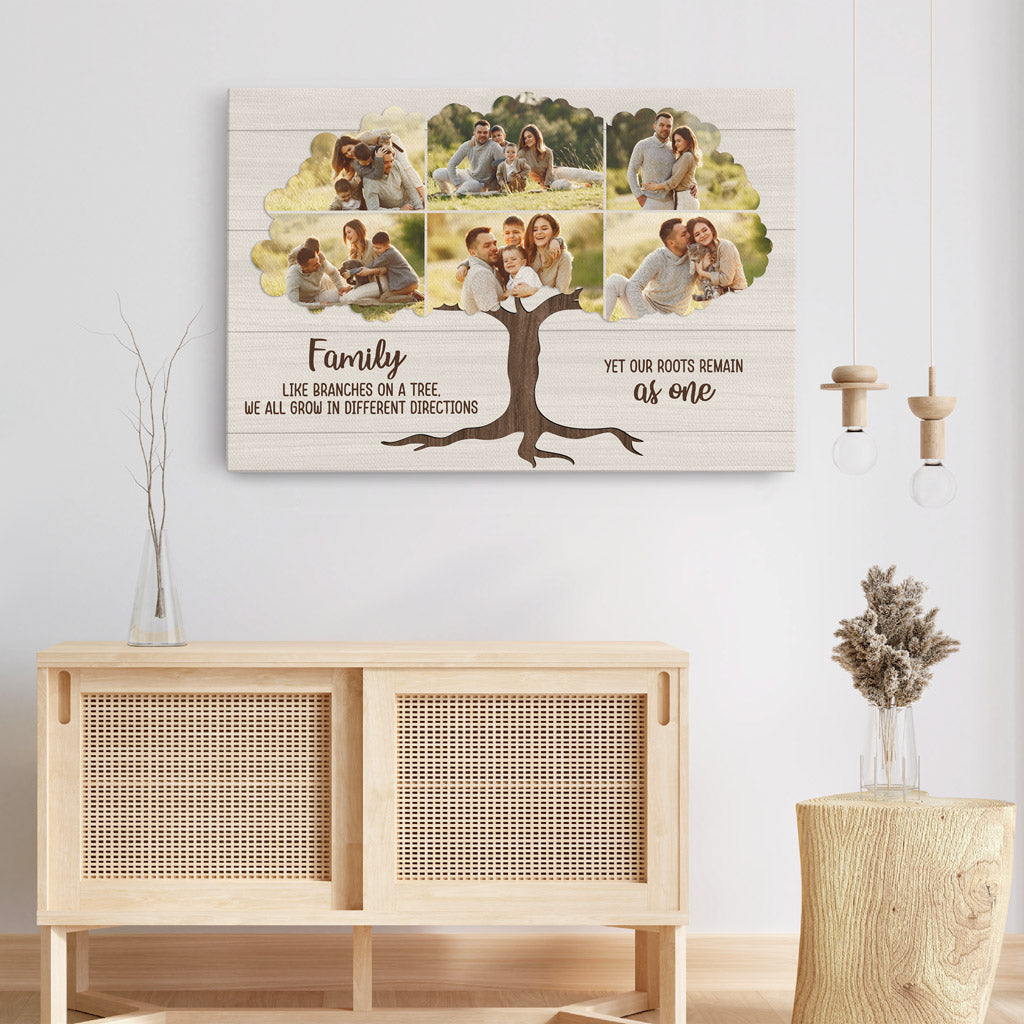 0760C237IUS3 Personalized Canvas Gifts Family Tree Family