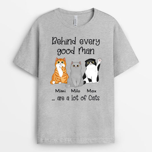 0763AUS2 Personalized T shirts Gifts Cat Cat Lovers