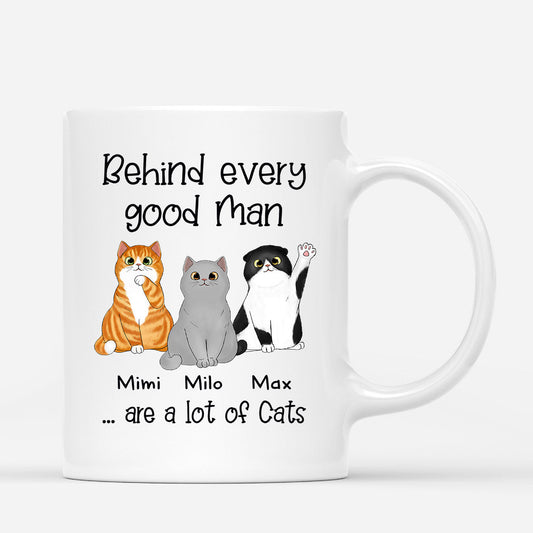 0763MUS1 Personalized Mugs Gifts Cat Cat Lovers