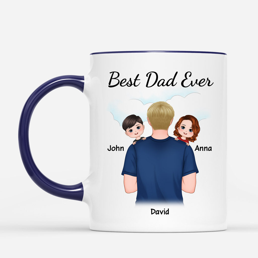 0771M290BUS2 Personalized Mugs Gifts Shoulder Dad Fathers Day