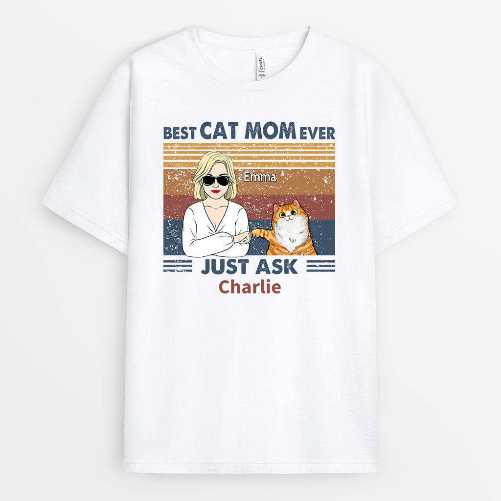 0774A298DUS2 Personalized T shirts Gifts Cat Cat Lovers