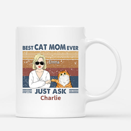 0774M298DUS1 Personalized Mugs Gifts Cat Cat Lovers