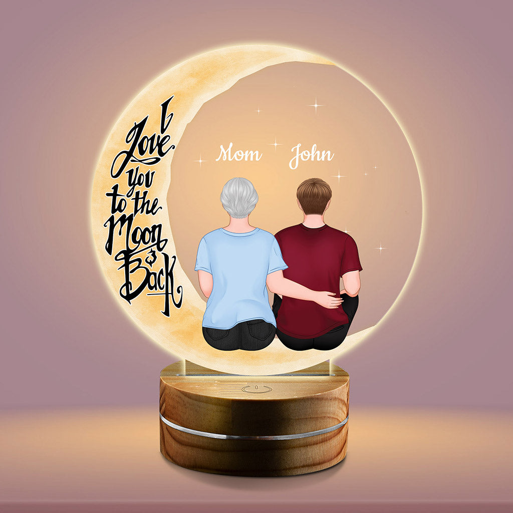 0779LUS4 Personalized 3D LED Light Gifts Mother Grandma Mom
