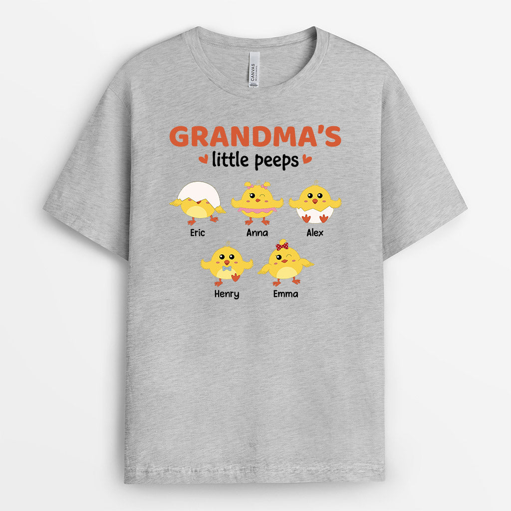 0787AUS2 Personalized T shirts Gifts Grandkid Grandma Mom