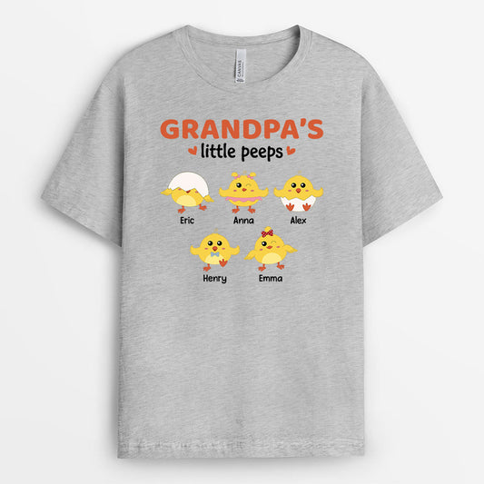 0787AUS2 Personalized T shirts Gifts Grandkid Grandpa Dad