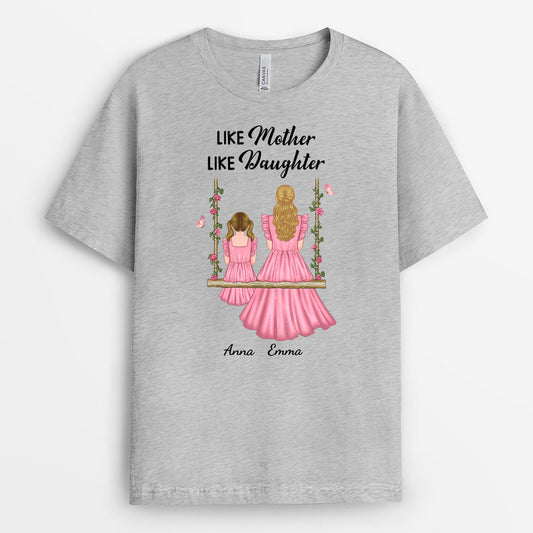 0789AUS2 Personalized T shirts Gifts Embracing Grandma Mom