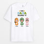 0792AUS3 Personalized T shirts Gifts Dinosaur Grandma Mom