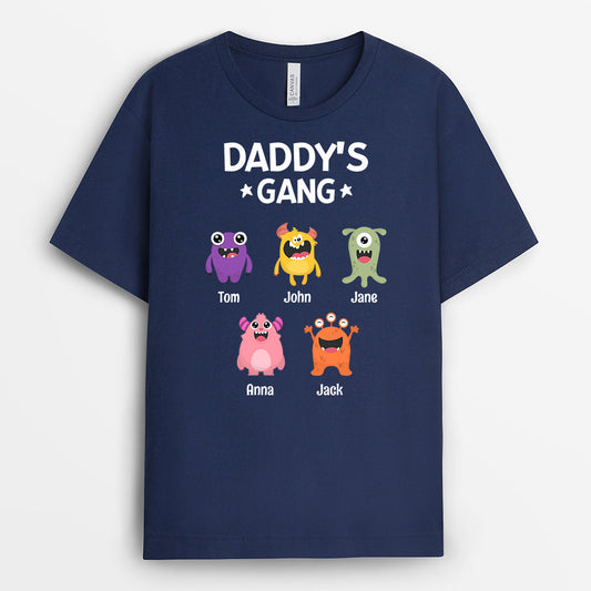0795AUS2 Personalized T shirts Gifts Kid Grandpa Dad