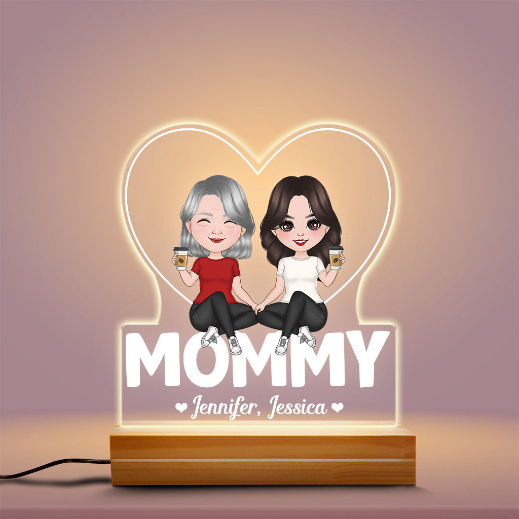 0797LUS2 Personalized 3D LED Light Gifts Mother Grandma Mom