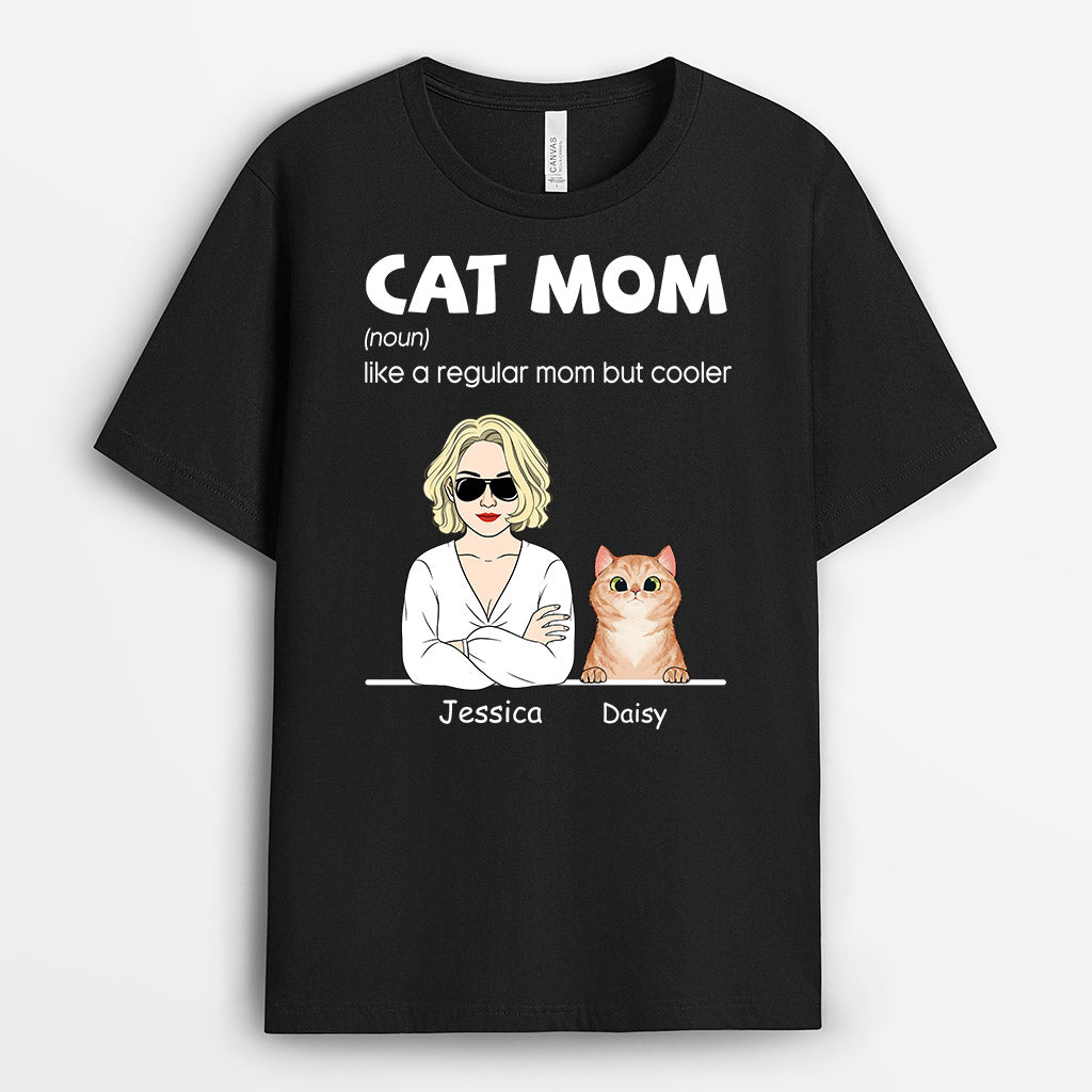 0798AUS1 Personalized T shirts Gifts Heart Cat Lovers