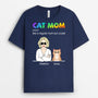 0798AUS2 Personalized T shirts Gifts Heart Cat Lovers