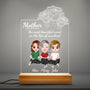 0801LUS3 Personalized 3D LED Light Gifts Mother Grandma Mom
