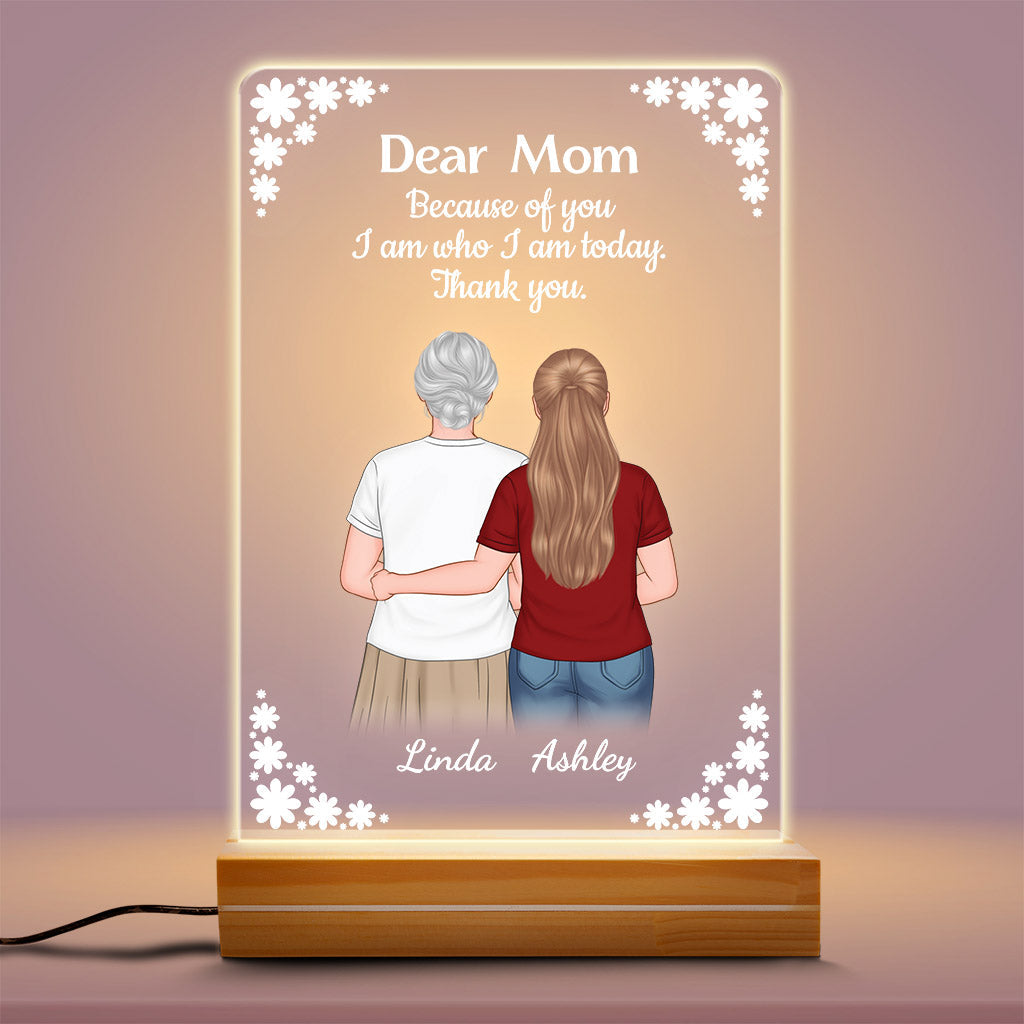 0802LUS2 Personalized 3D LED Light Gifts Mother Grandma Mom