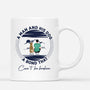 0806MUS2 Personalized Mugs Gifts Sitting Dog Dog Lovers