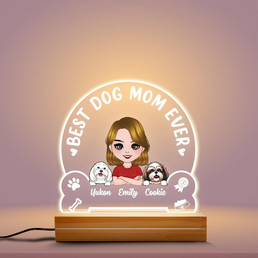 0822LUS3 Personalized Night Light Gift Dog Dog Lovers