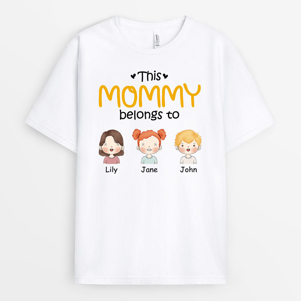 0827AUS1 Personalized T shirts Gifts Grandma Mom