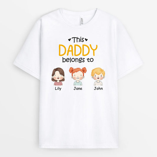 0827AUS1 Personalized T shirts Gifts Grandpa Dad