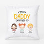 0827PUS1 Personalized Pillows Gifts Grandpa Dad