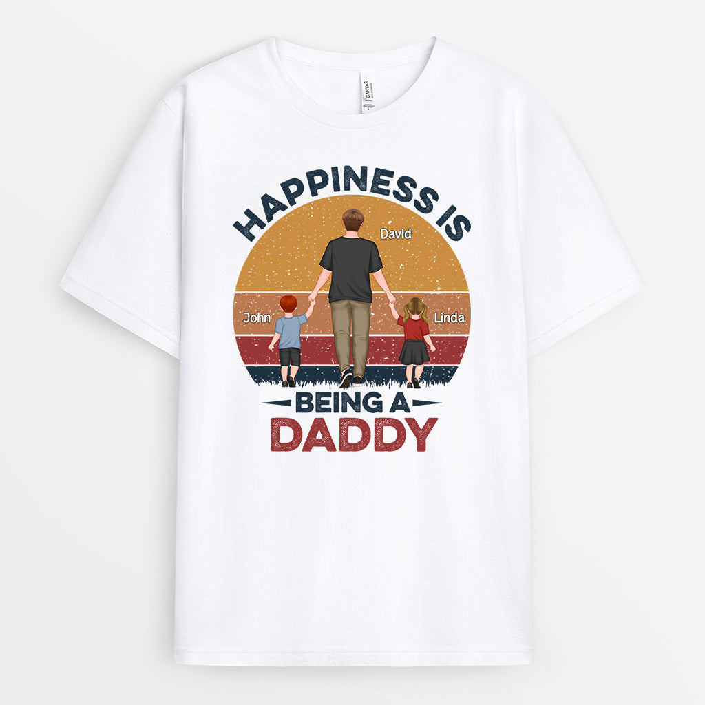 0828AUS2 Personalized T shirts Gifts Heart Grandpa Dad