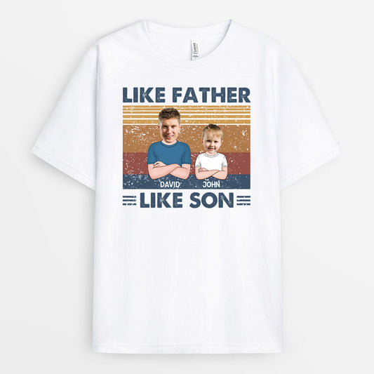 0837AUS1 Personalized T shirts Gifts Father Grandpa Dad