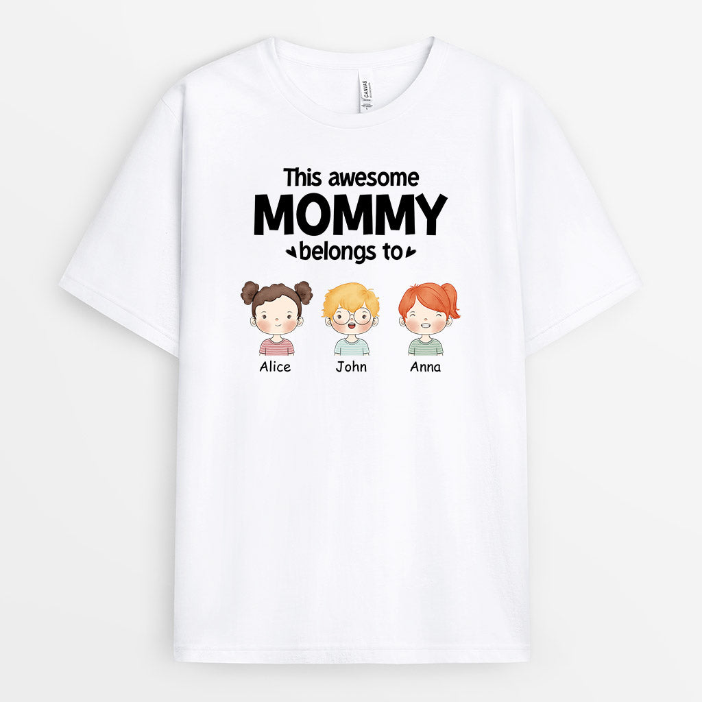 0840AUS1 Personalized T shirts Gifts Kid Mom Dad