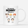 0840MUS1 Personalized Mugs Gifts Kid Mom Dad