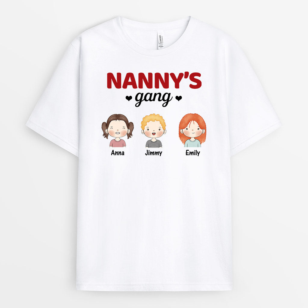 0845AUS3 Personalized T shirts Gifts Kids Grandma Mom