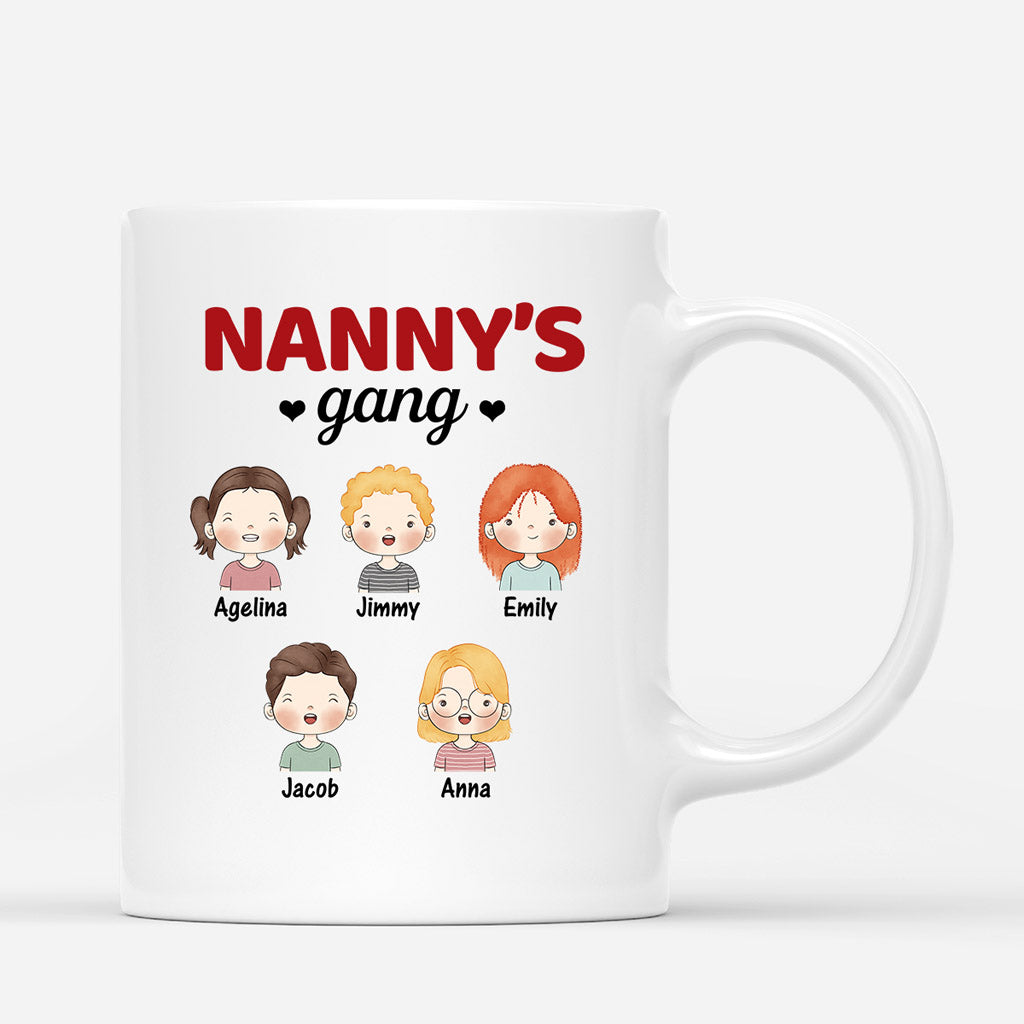 0845MUS1 Personalized Mugs Gifts Kids Grandma Mom