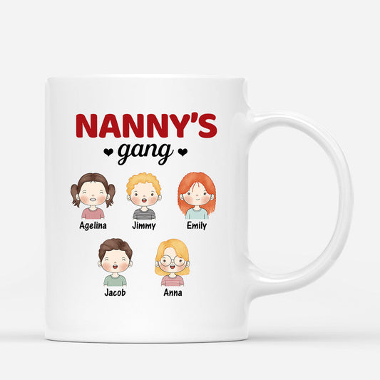 0845MUS1 Personalized Mugs Gifts Kids Grandma Mom