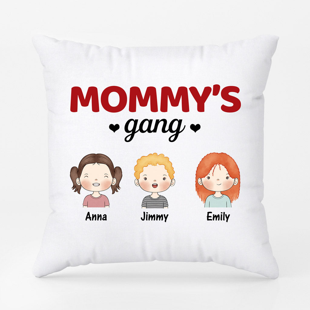 0845PUS1 Personalized Pillows Gifts Kids Grandma Mom