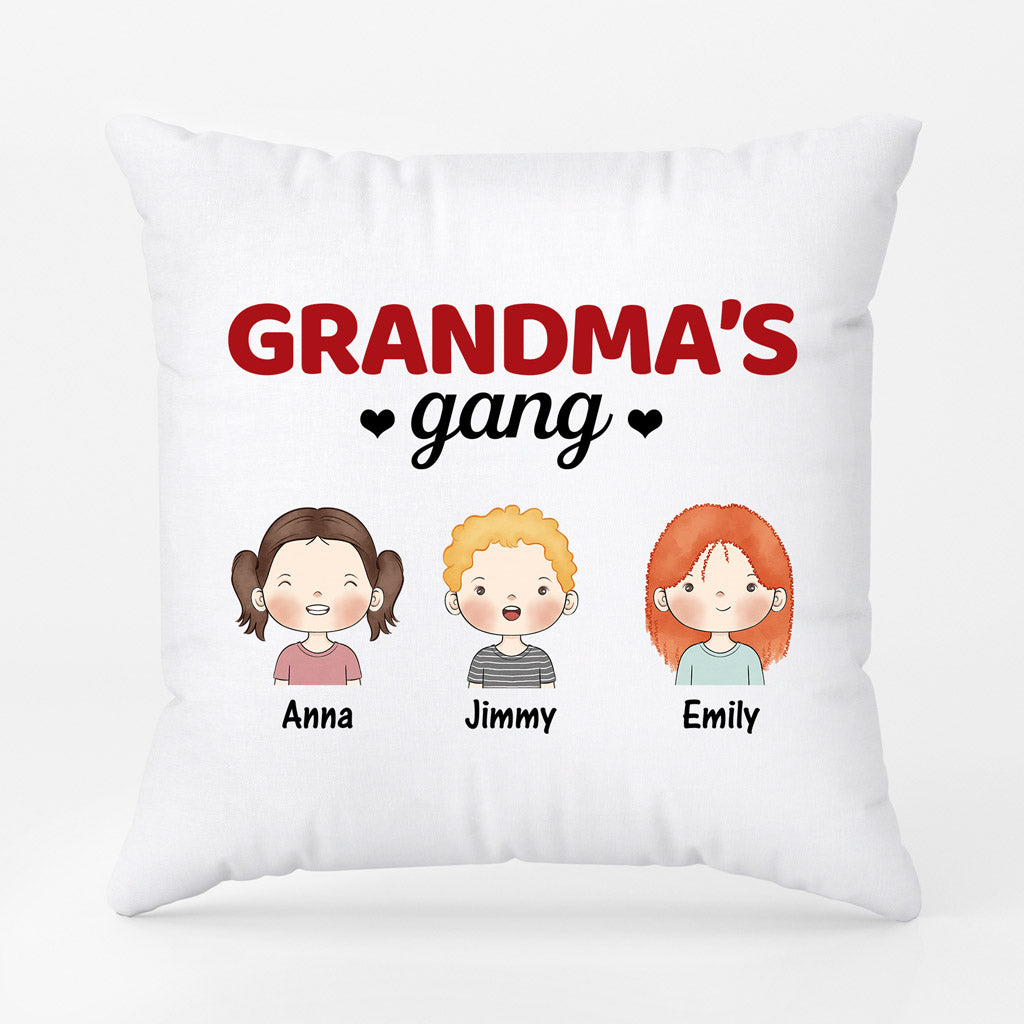 0845PUS2 Personalized Pillows Gifts Kids Grandma Mom