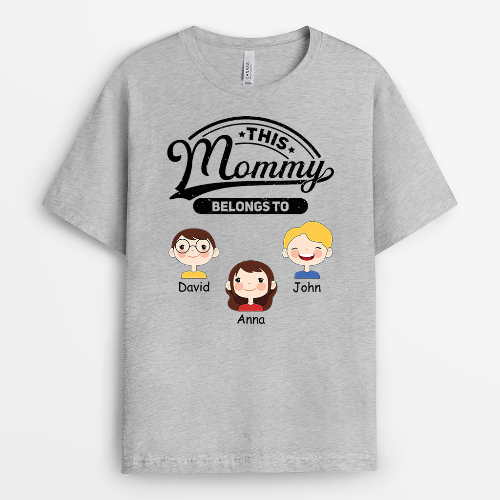 0856AUS2 Personalized T shirts Gifts Star Grandma Mom