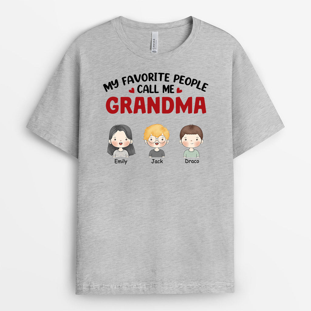 0857AUS2 Personalized T shirts Gifts Mother Grandma Mom