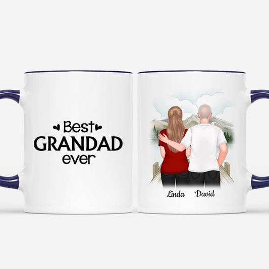 0860MUS2 Personalized Mugs Gifts Father Grandpa Dad