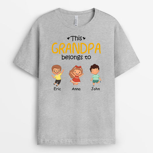 0865AUS2 Personalized T shirts Gifts Kids Grandpa Dad_c79583f0 7eb4 4477 b96c 9f42cb3524f0