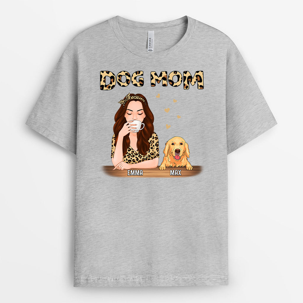 0866AUS1 Personalized T shirts Gifts Leopard Dog Lovers